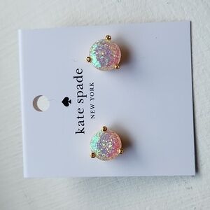Kate Spade Rise and Shine Opal Glitter Earrings